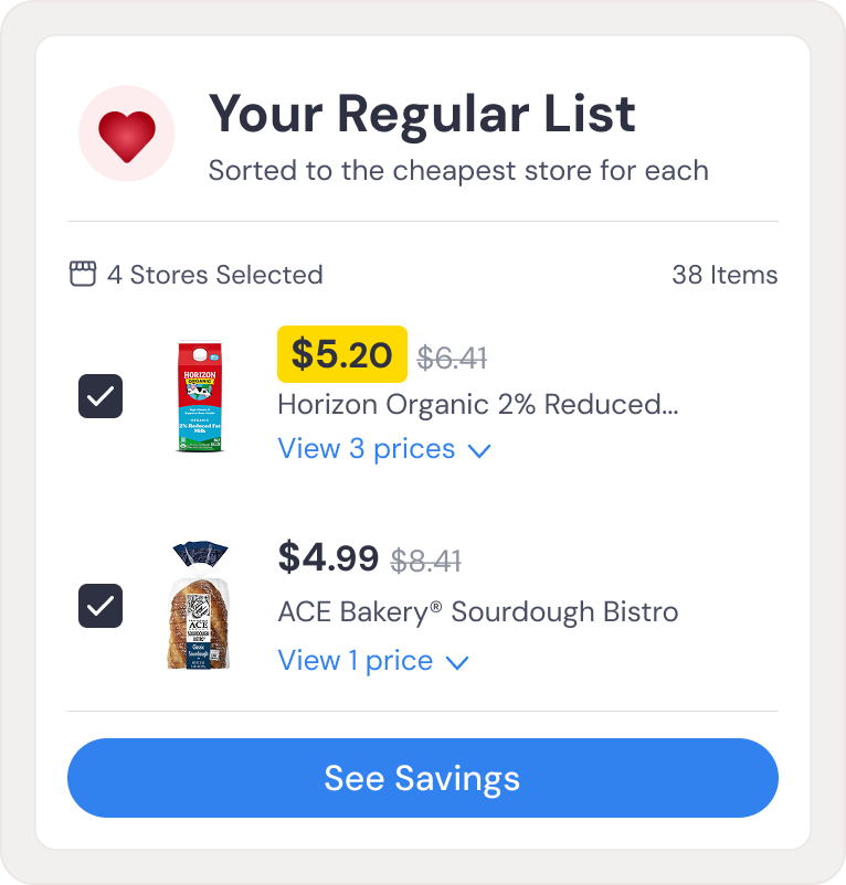 Quick savings alert